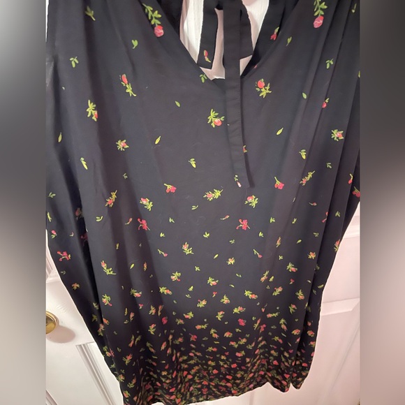 Old Navy Black Floral Tank Dress- Copy - Picture 4 of 11